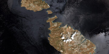 Malta dal satellite