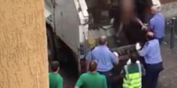 Trovata nuda a Paceville in un furgone della spazzatura