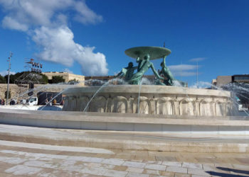 Valletta: aperto al pubblico il nuovo ingresso alla città e restaurata la Fontana dei Tritoni