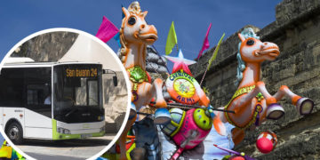 Carnevale: raggiungere Valletta e Nadur con il trasporto pubblico