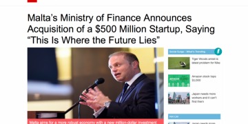 Fake blockchain news