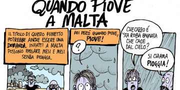La satira di Michele Benincasa: Quando piove a Malta