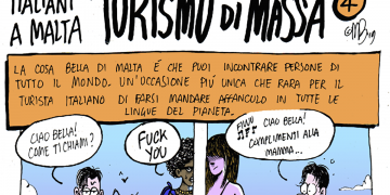 La satira di Michele Benincasa: italiani a Malta 4 — turismo di massa