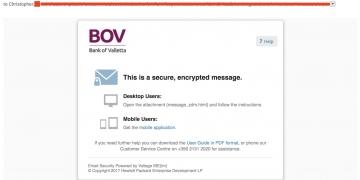 BOV: nuova falla nella sicurezza, centinaia di indirizzi mail «privati» inviati ai correntisti