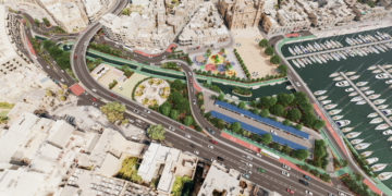 “Msida Creek” cambia i piani: previsto un cavalcavia, più aree pedonali e ciclabili ed un canale antiallagamento