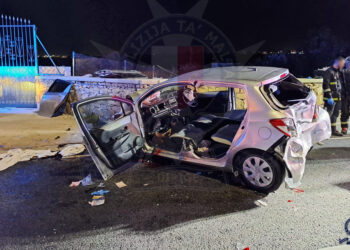 Scontro tra auto ad Attard, uomo e donna gravemente feriti