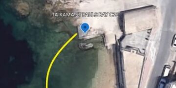 Mare inquinato a St. Paul’s Bay, bagni vietati nella spiaggia di Tax-Xama