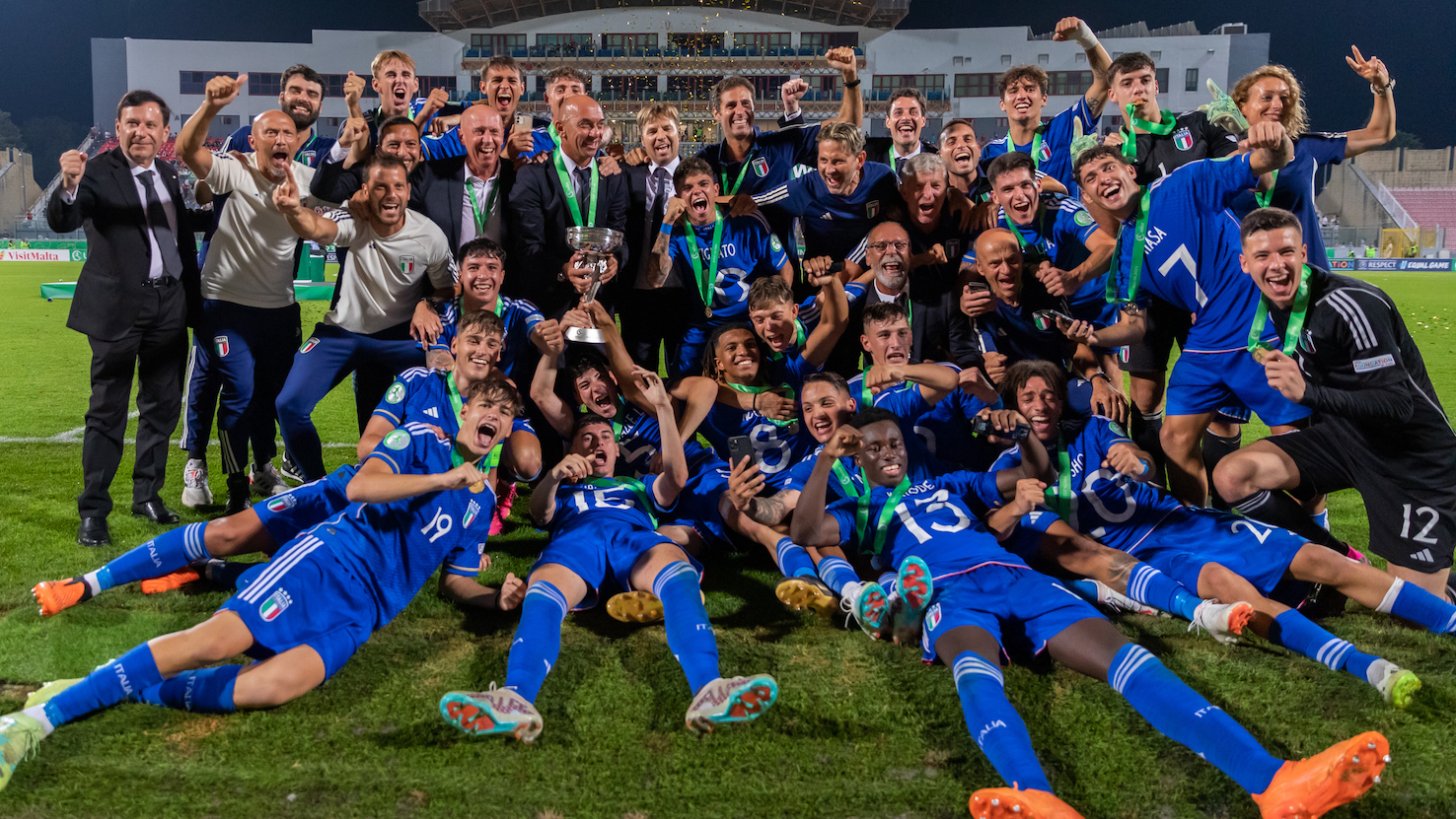 Gli Azzurrini sul tetto d’Europa: ecco la fotogallery del trionfo al Ta’ Qali di Malta