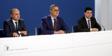 Portavoce per i Trasporti, Adrian Delia, portavoce delle Infrastrutture Ryan Callus, portavoce per l’Urbanistica Stanley Zammit