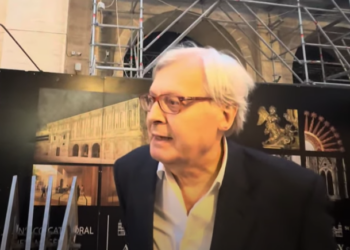 Vittorio Sgarbi furibondo contro i lavori alla Concattedrale di San Giovanni a Valletta: «Uno scempio»