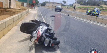 Scontro auto-moto a Burmarrad, 57enne gravemente ferito