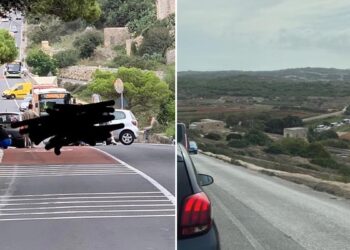 Bimba di 3 anni tra i feriti dell’incidente stradale sulla collina di Selmun