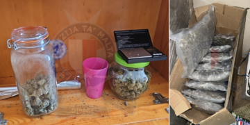 Sequestrati quindici chili di cannabis in una casa a Gozo: 36enne italiano in manette