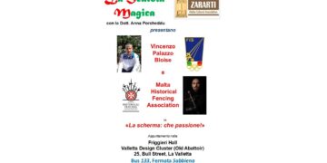 Valletta, martedì 11 novembre un incontro sulla scherma tra storia, sport e cultura