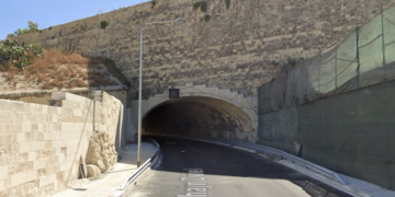 Cospicua, strada chiusa al traffico dopo la caduta di massi
