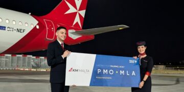 KM Malta Airlines inaugura la rotta per Palermo: tre voli settimanali tra le due isole