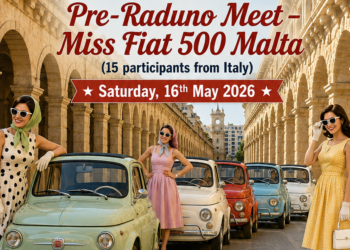 Malta celebra il mito della Fiat 500: oggi il Pre-Raduno, domani il grande evento di Sliema