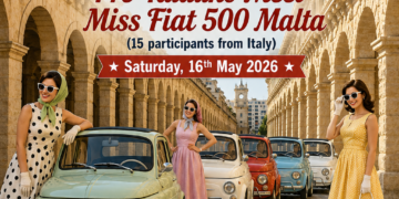 Malta celebra il mito della Fiat 500: oggi il Pre-Raduno, domani il grande evento di Sliema