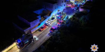 Incendio in un casolare a Dingli, intervento dei vigili del fuoco