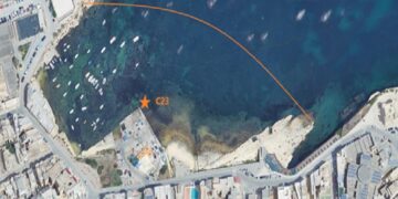 Sversamento di liquami in mare: niente bagni alla Bajja tal-Ghazzenin