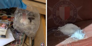 Traffico di droga, blitz a Mosta: sequestrati 1,3 chili di cocaina